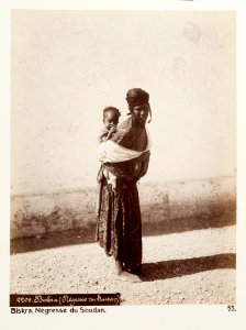 Kvinna från Sudan, Biskra - Hallwylska museet - 107946