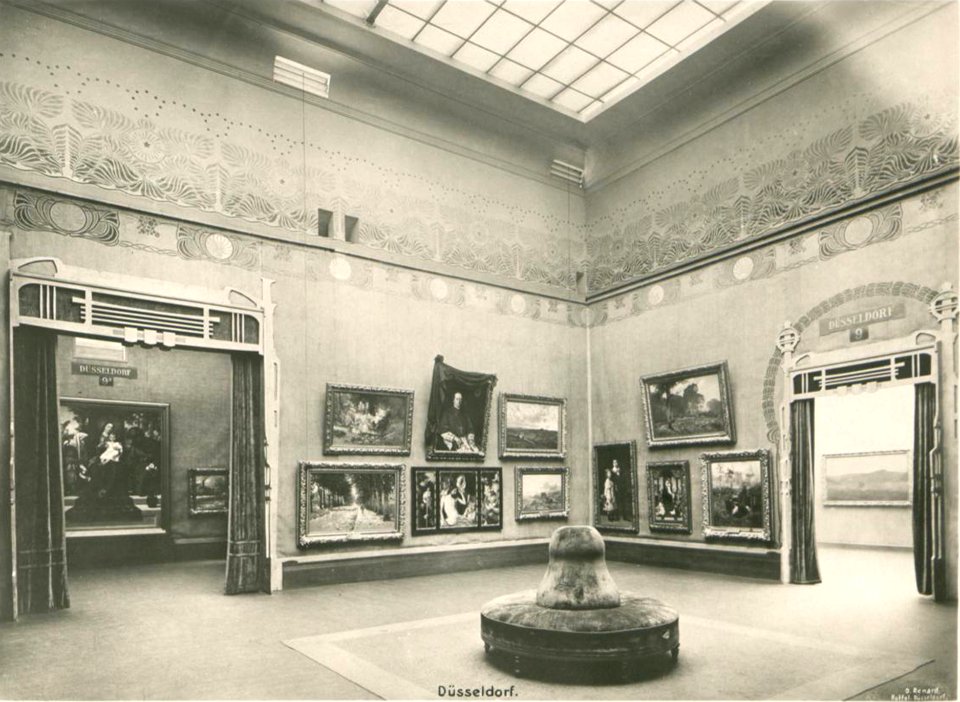 Kunstpalast, Raum 9 Düsseldorf, Foto Otto Renard, 1902
