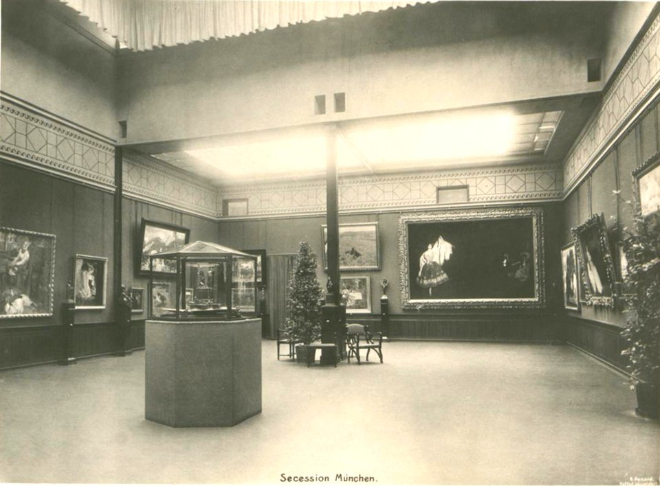 Kunstpalast, Raum Secession München, Foto Otto Renard, 1902