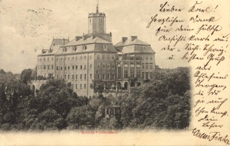 Kunzendorf, Schlesien - Schloss Fürstenstein (Zeno Ansichtskarten)
