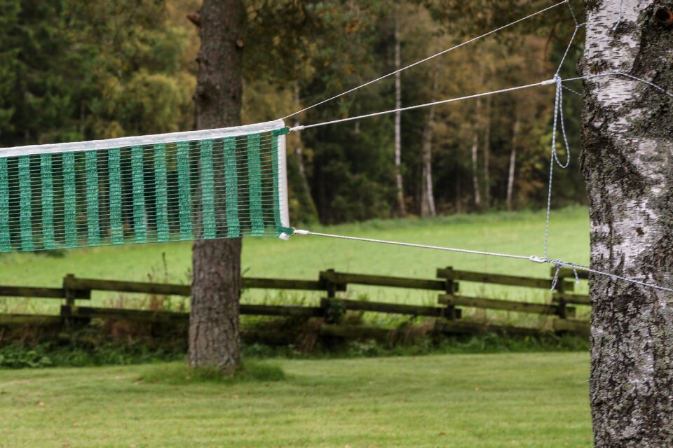 Landscape net volleyball net