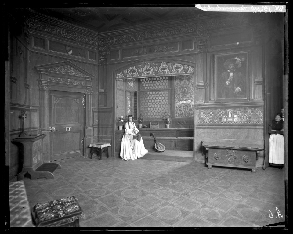Kung Kristian II, Dramatiska teatern 1899. Föreställningsbild - SMV - DrT108