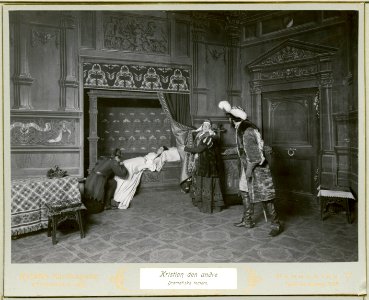 Kung Kristian II, Dramatiska teatern 1899. Föreställningsbild - SMV - H10 023