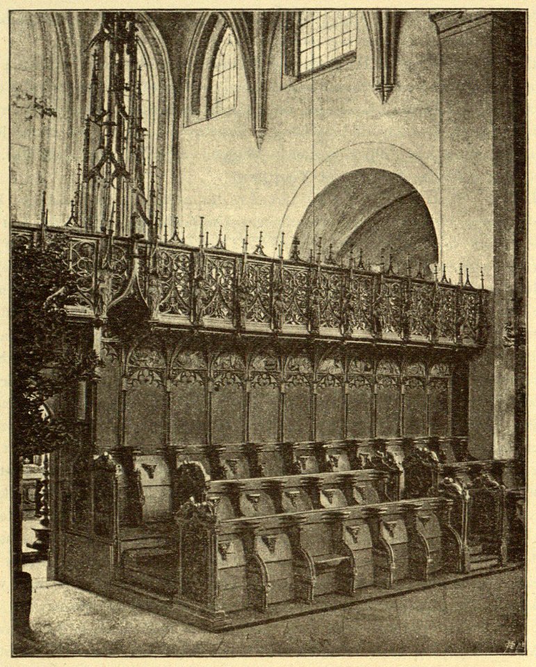 Kunstdenkmäler KN 1887 S140 Konstanz Münster Chorgestühl