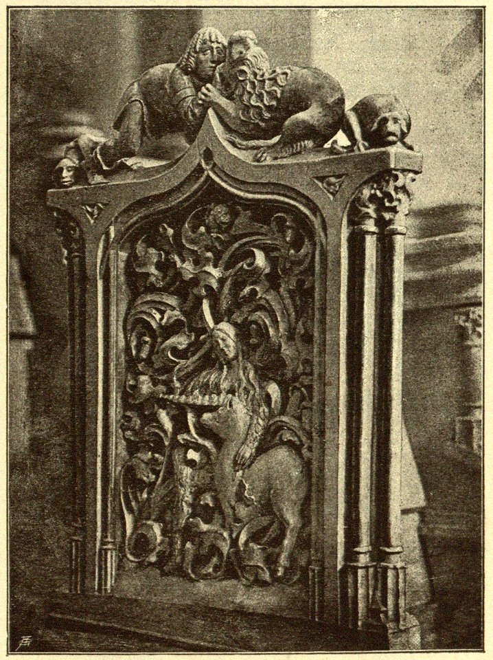 Kunstdenkmäler KN 1887 S145 Konstanz Münster Chorgestühl