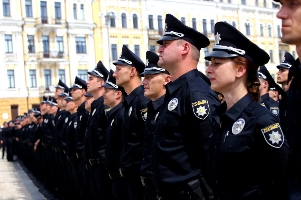 Kyiv Patrol Police Oath Ceremony, July 4, 2015 (18784341234)