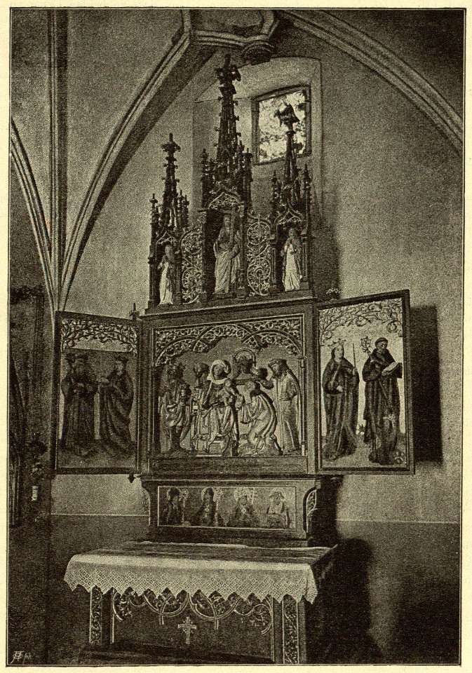 Kunstdenkmäler KN 1887 S448b Pfullendorf Altar der Spitalkapelle