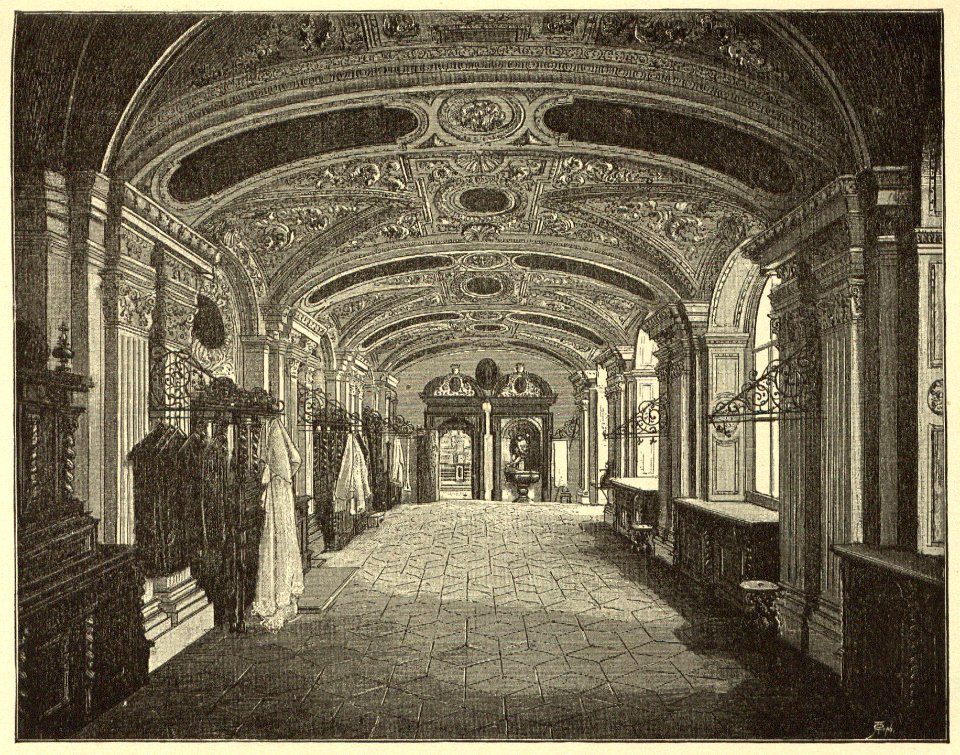 Kunstdenkmäler KN 1887 S575 Salem Die grosse Sacristei