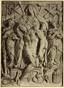 Kunstdenkmäler KN 1887 S673 Schloss Hegne Pietà von Hans Morlock (jetzt in Karlsruhe)