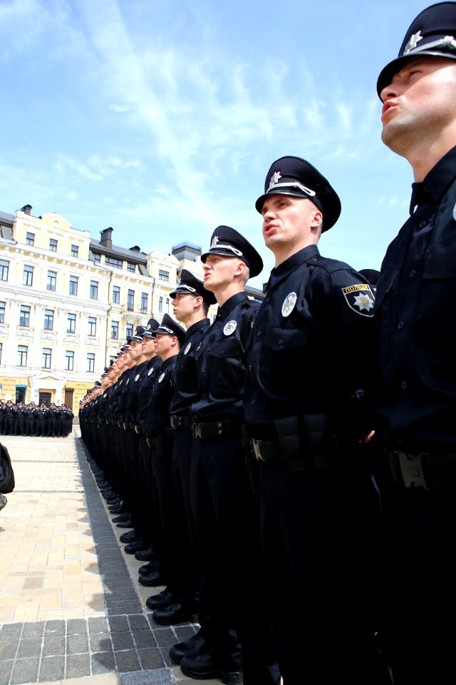 Kyiv Patrol Police Oath Ceremony, July 4, 2015 (19220656289)