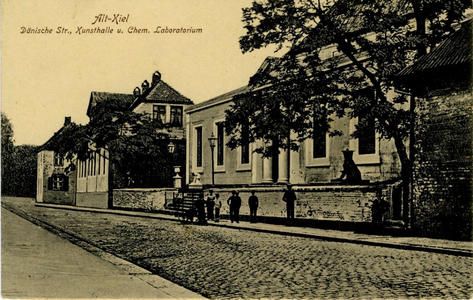 Kunsthalle und das Chemische Laboratorium in der Dänischen Straße (Kiel 56.122)