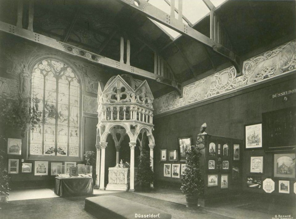 Kunstpalast, Raum 4 Düsseldorf, Foto Otto Renard, 1902