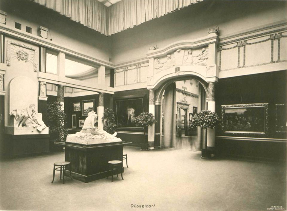 Kunstpalast, Raum 7 Düsseldorf, Foto Otto Renard, 1902