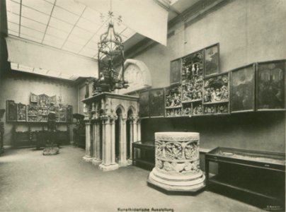 Kunstpalast, Räume Kunsthistorische Ausstellung 1, Foto Otto Renard, 1902