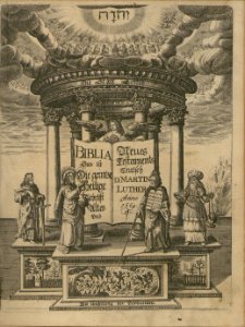 Kupfertitel der Schleswiger Bibel