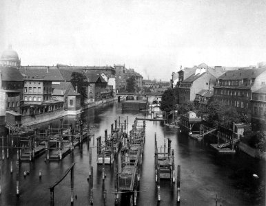 Kurfürstenbrücke, Berlin 1883