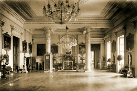 Kurfürstliches Schloss Koblenz Thronsaal 1920