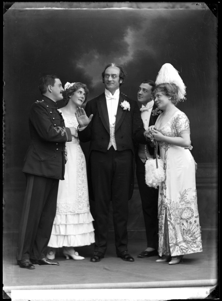 Kyska Susanna, Oscarsteatern 1911. Rollporträtt - SMV - OscT007