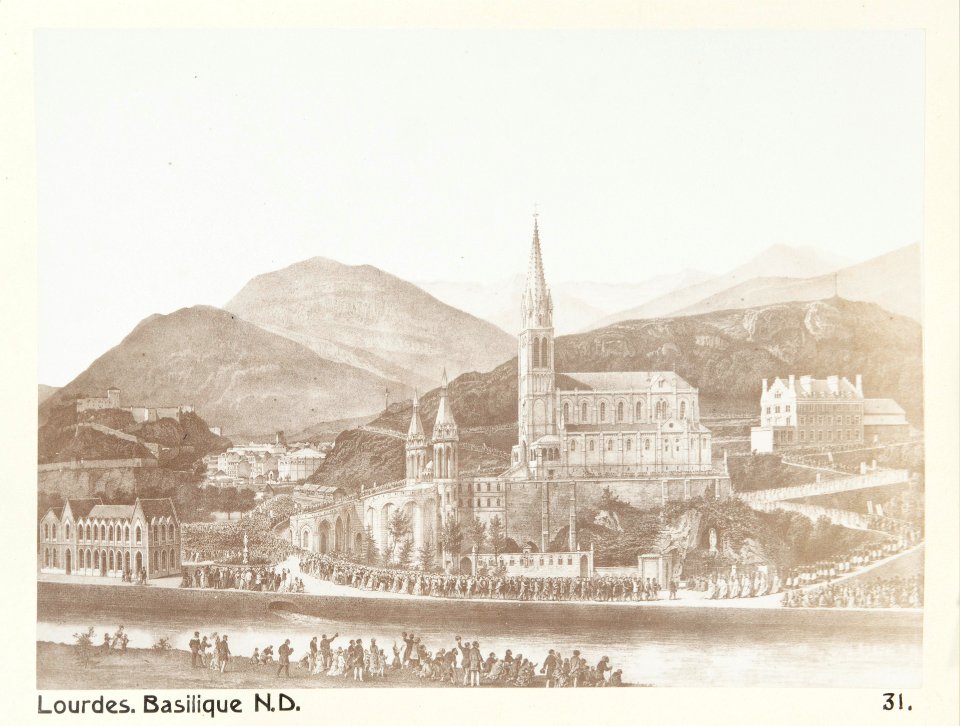 Kyrka i Lourdes - Hallwylska museet - 107490