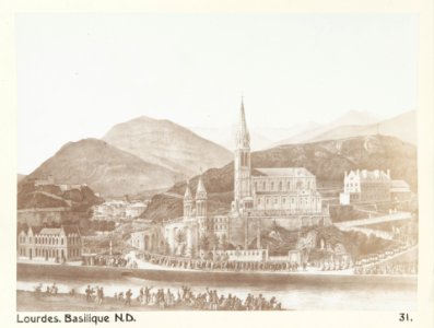 Kyrka i Lourdes - Hallwylska museet - 107490