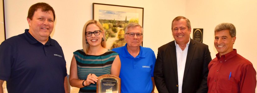 Kyrsten Sinema receives Small Business Investor Alliance Champion of Small Business Award in 2016