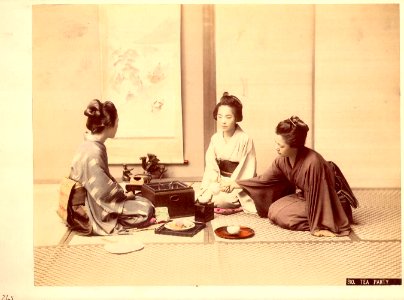 Kusakabe Kimbei - 310 Tea Party photo