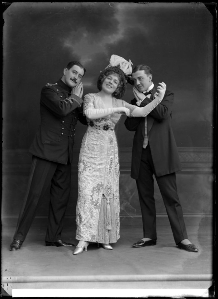 Kyska Susanna, Oscarsteatern 1911. Rollporträtt - SMV - OscT009