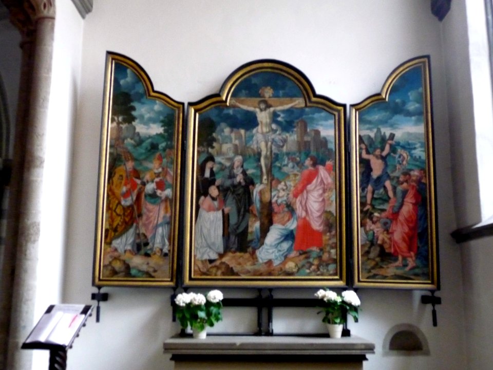 Köln 2010-04-30 – Basilika St. Andreas - Das Triptychon von Bartholomäus Bruyn dem Älteren - panoramio