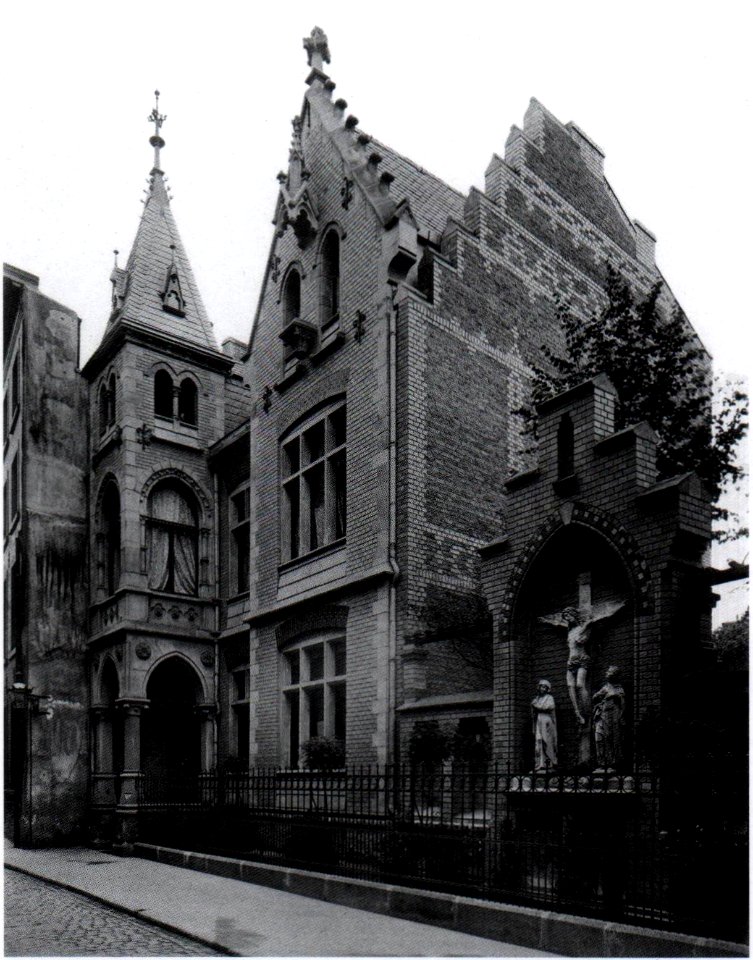 Köln Quatermarkt 7 Pfarrhaus St. Alban 1890