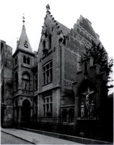 Köln Quatermarkt 7 Pfarrhaus St. Alban 1890
