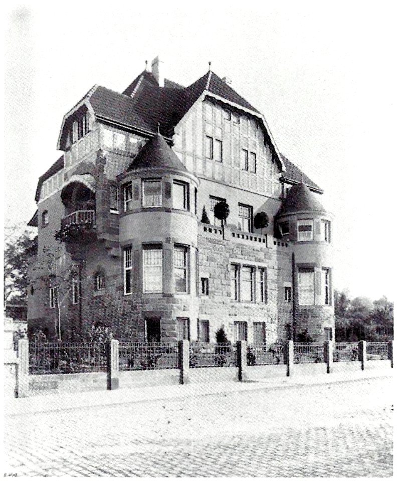 Köln-Marienburg Bayenthalgürtel 7 1908 Straßenfront