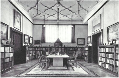 Köln-Marienburg Haus Feinhals Bibliothek 1911