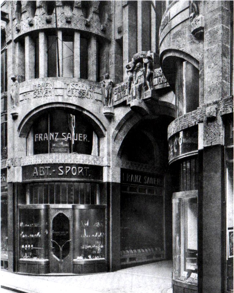Köln Hohe Straße Eingang Stollwerckhalle 1907