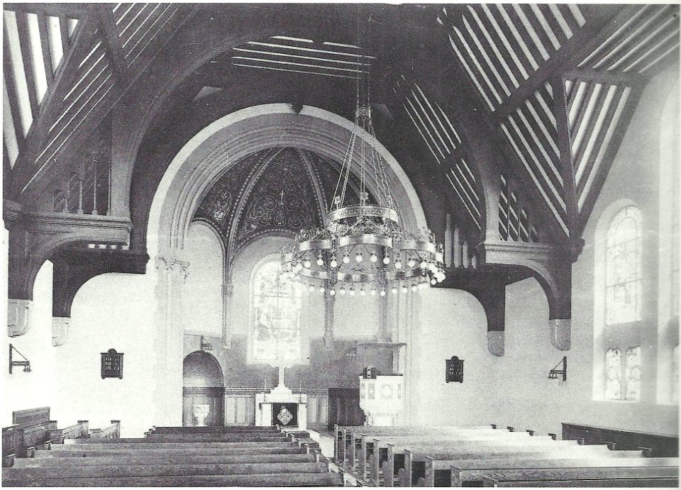 Köln-Marienburg Reformationskirche Kirchenraum 1907