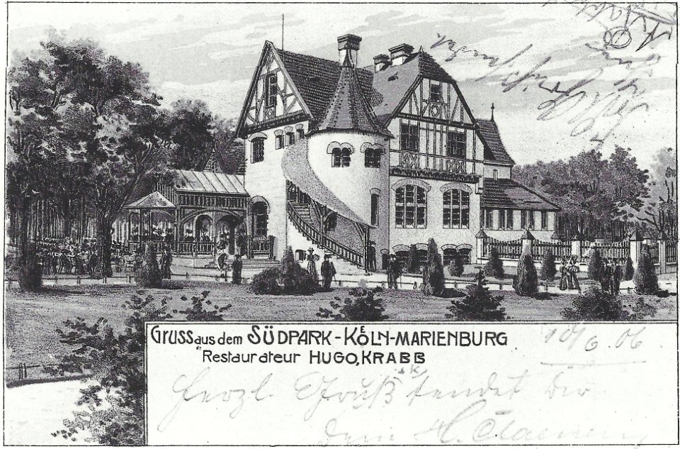 Köln Südpark-Restaurant nach Fertigstellung