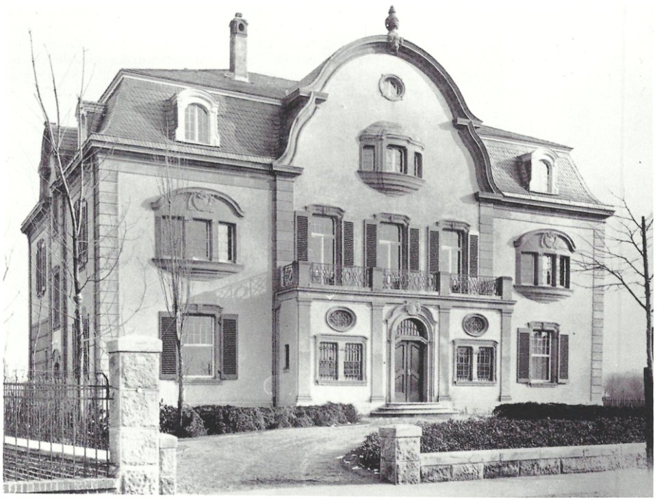 Köln-Marienburg Villa Langen Straßenansicht 1907