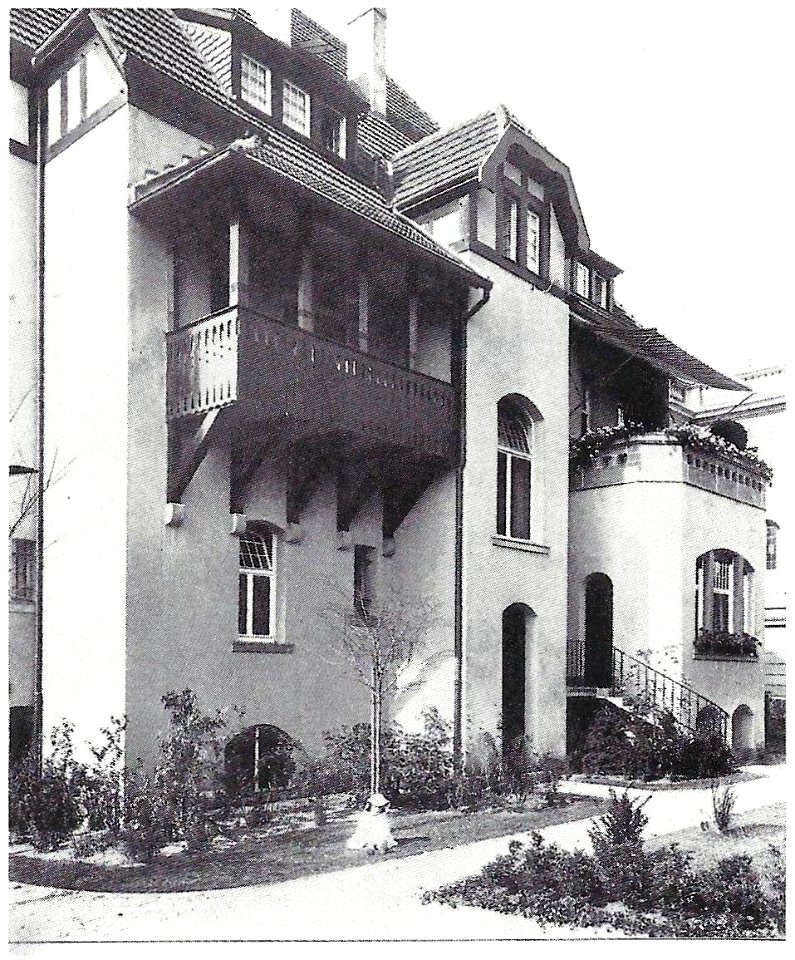 Köln-Marienburg Bayenthalgürtel 7 1908 Gartenseite