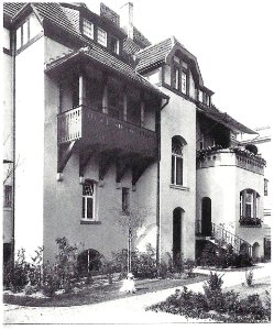 Köln-Marienburg Bayenthalgürtel 7 1908 Gartenseite