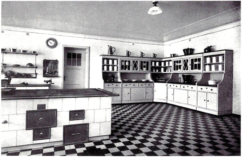 Köln-Marienburg Haus Feinhals Küche 1911