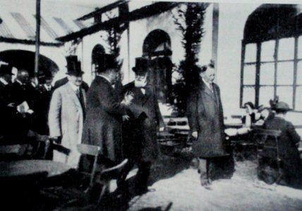 König Ludwig III von Bayern auf dem Oktoberfest