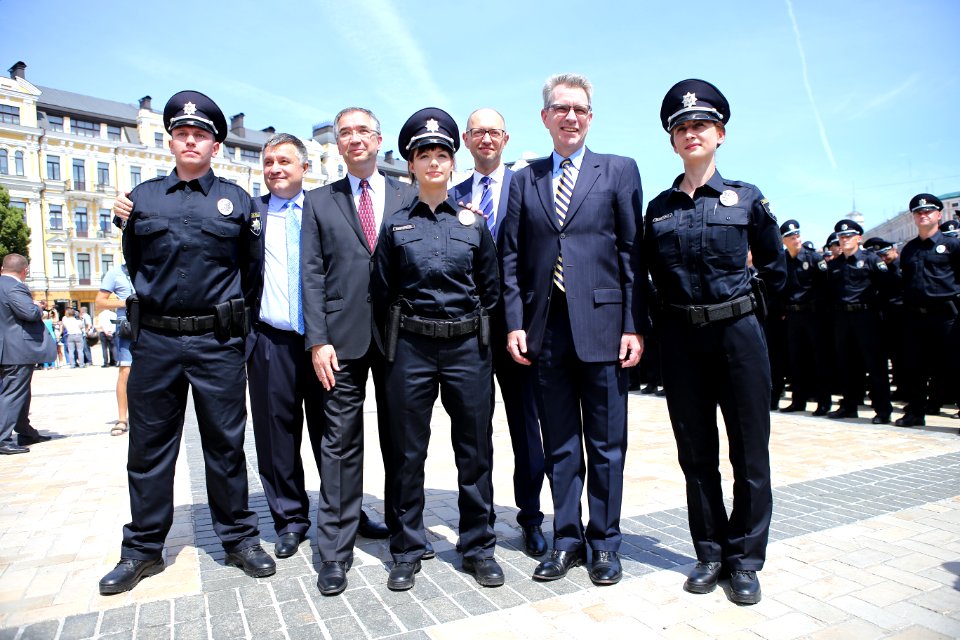 Kyiv Patrol Police Oath Ceremony, July 4, 2015 (19219250930)