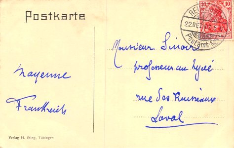 Königliches Justizgebäude (AK H Sting 1907) R