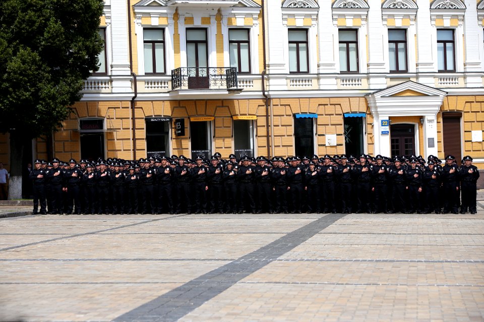 Kyiv Patrol Police Oath Ceremony, July 4, 2015 (19219264158)