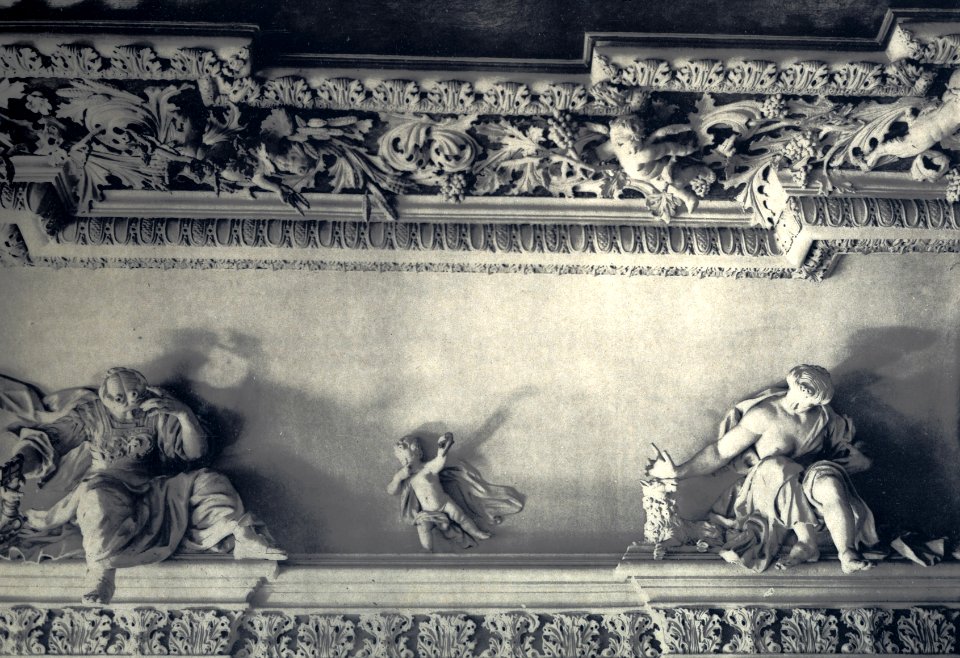 Königsberg, Kneiphöfisches Rathaus, Decke im Magistrats-Sitzungssaal (7)