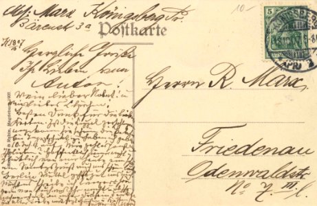 Königsberg O.-Pr., Ostpreußen - Universität (2) (back) (Zeno Ansichtskarten)