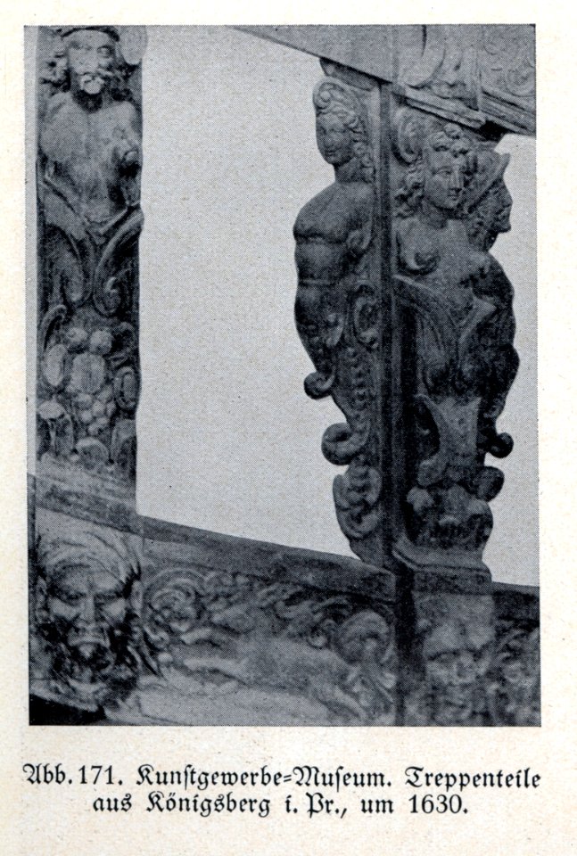 Königsberg, Treppenteile 1630