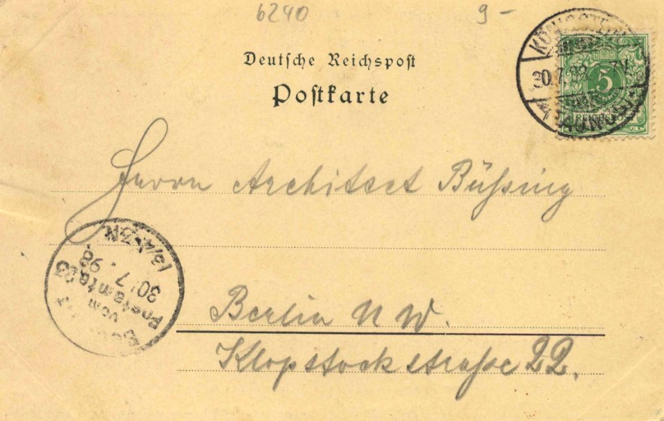 Königstein i. Taunus, Hessen - Stadtansicht (2) (back) (Zeno Ansichtskarten)