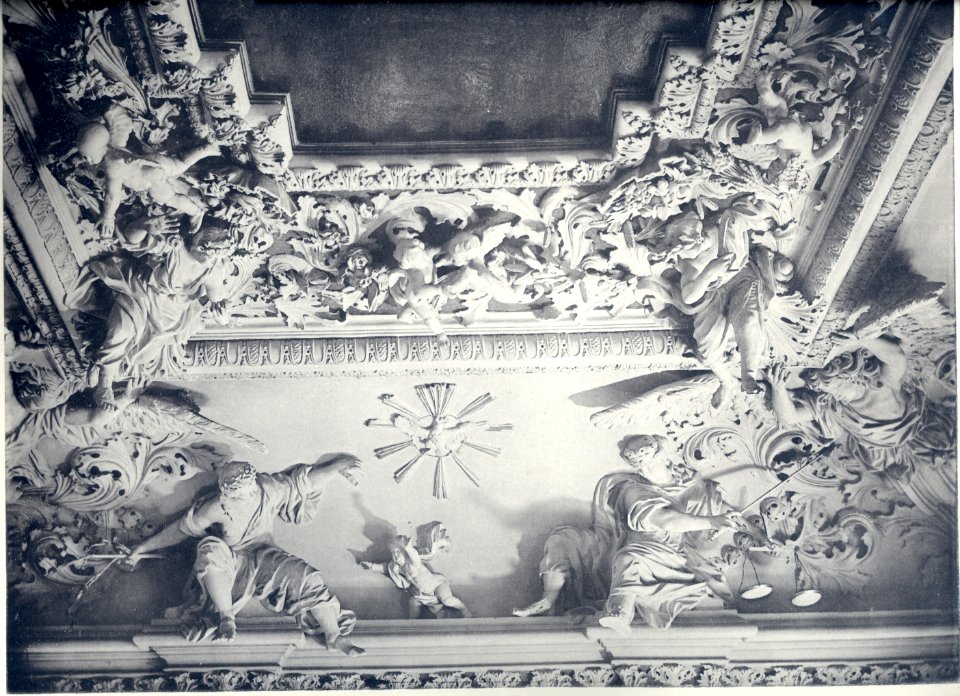Königsberg, Kneiphöfisches Rathaus, Decke im Magistrats-Sitzungssaal (9)