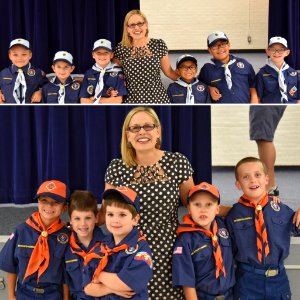 Kyrsten Sinema meets with Boy Scouts Cub Scout Pack 6, Phoenix, Arizona (2016-10-27) 02 photo