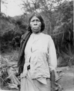 Kvinna, argentinska Chaco. Sydamerika, Miraflores. Argentina - SMVK - 004887